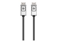 Belkin 6ft DisplayPort 1.2 Cable with Latches, M/M, 4k - DisplayPort-kabel - DisplayPort (hann) til DisplayPort (hann) - 1.8 m - for P/N: F1DN104W-3, F4U097tt, F4U109tt F2CD000B06-E