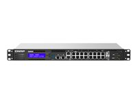 QNAP QGD-1602P - Switch - smart - 4 x 100/1000/2.5G (PoE++) + 4 x 100/1000/2.5G (PoE+) + 8 x 10/100/1000 (PoE+) + 2 x 10 Gigabit SFP+ - rackmonterbar - PoE++ (365 W) QGD-1602P-C3758-16G