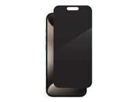 ZAGG InvisibleShield Glass Elite Privacy - Skjermbeskyttelse for mobiltelefon - glass - med personvernsfilter - 2-veis - for Apple iPhone 15 Pro 200111794