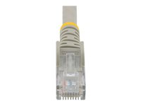 StarTech.com 2m CAT6 Ethernet Cable, 10 Gigabit Snagless RJ45 650MHz 100W PoE Patch Cord, CAT 6 10GbE UTP Network Cable w/Strain Relief, Grey, Fluke Tested/Wiring is UL Certified/TIA - Category 6 - 24AWG (N6PATC2MGR) - Koblingskabel - RJ-45 (hann) til RJ-45 (hann) - 2 m - UTP - CAT 6 - uten hindringer - grå N6PATC2MGR
