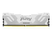 Kingston FURY Renegade - DDR5 - modul - 16 GB - DIMM 288-pin - 7200 MT/s / PC5-57600 - CL38 - 1.45 V - on-die ECC - hvit KF572C38RW-16