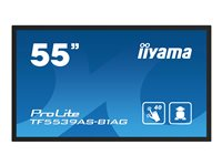 iiyama ProLite TF5539AS-B1AG - 55" Diagonalklasse LED-bakgrunnsbelyst LCD-skjerm - intelligent skilting - med innbygd mediespiller og pekeskjerm (multiberørings) - Android - 4K UHD (2160p) 3840 x 2160 - svart TF5539AS-B1AG