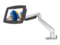 Compulocks Galaxy Tab A7 Lite Space Enclosure Articulating Arm Mount - Monteringssett (hus, leddarmfeste) - for nettbrett - låsbar - høyverdig aluminium - sølv, svart - skjermstørrelse: 8.7" - skrivebordsmonterbar - for Samsung Galaxy Tab A7 Lite 660REACH870GA7SB