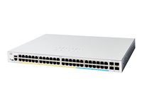 Cisco Catalyst 1300-48T-4X - Switch - L3 - Styrt - 48 x 10/100/1000Base-T + 4 x 10 Gigabit SFP+ - rackmonterbar - gjenfabrikert C1300-48T-4X-RF