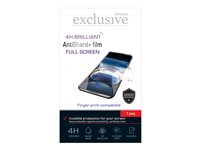 Insmat Exclusive AntiShard+ - Skjermbeskyttelse for mobiltelefon - full skjerm - 3D - film - gjennomsiktig - for Apple iPhone 16 Pro 861-1571
