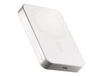 ZENS Pro 1 - Trådløs nødlader - slank - 10000 mAh - 15 watt - på kabel: USB-C - hvit ZEPP10W/00