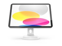 Compulocks GlideTab - Stativ - for nettbrett - låsbar - aluminium - hvit - skjermstørrelse: inntil 11" - skranketopp, veggmonterbar GLDTABW