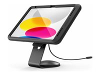 Compulocks iPad 10th-11th (A16) Gen PowerMove Core Counter Stand or Wall Mount Black - Monteringssett (stativ) - 45° synsvinkel - for nettbrett - svart - skjermstørrelse: 10.9" - skranke, veggmonterbar - for Apple 10.9-inch iPad (10. generasjon) 111BPMIP109