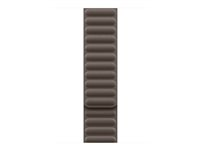 Apple - Klokkestropp for smart armbåndsur - 46mm - M/L-størrelse - mørk taupe MXWX3ZM/A