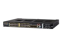 Cisco Industrial Ethernet 4010 Series - Switch - Styrt - 24 x 10/100/1000 (PoE+) + 4 x 10/100/1000/SFP (opplink) - DIN-skinnemonterbar - TAA-samsvar IE-4010-4S24P=