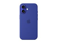 Apple - Baksidedeksel for mobiltelefon - MagSafe-samsvar - silikon - ultramarin - for iPhone 16 MYY63ZM/A