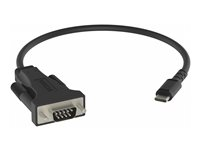Vision Professional - Seriell adapter - USB-C (hann) til DB-9 (hann) - svart TC-USBCSER/BL