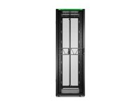 APC NetShelter SX Gen 2 - Rack skap - 2258 H x 750W x 1200D mm, med sider - står på gulv - svart - 48U - 19" - TAA-samsvar AR3357B2