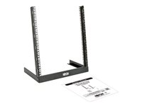 Eaton Tripp Lite Series 12U 2 Post Open Frame Desktop Rack Server Cabinet Free Standing - Rack åpen ramme - 2-stangs - svart - 12U - 19" SR2POST12