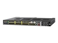 Cisco Industrial Ethernet 5000 Series - Switch - Styrt - 16 x Gigabit SFP + 12 x 10/100/1000 (PoE+) - rackmonterbar - PoE+ - TAA-samsvar IE-5000-16S12P=