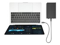 StarTech.com 50cm (1.6ft) Thunderbolt 3 Cable, 40Gbps, 100W PD, 4K/5K Video, Thunderbolt-Certified, Compatible w/ TB4/USB 3.2/DisplayPort - Thunderbolt-kabel - 24 pin USB-C (hann) til 24 pin USB-C (hann) - Thunderbolt 3 / USB / DisplayPort - 50 cm - svart - for P/N: PEXUSB321C, TB33A1C, TB3DK2DHV, TB3DK2DHVUE, TB3DK2DPPDUE, TB3DKDPMAW, TB3DKDPMAWUE TBLT34MM50CM