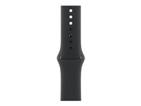 Apple - Bånd for smart armbåndsur - 46mm - S/M-størrelse - svart MXM23ZM/A