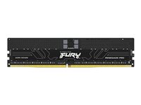 Kingston FURY Renegade Pro - DDR5 - modul - 32 GB - DIMM 288-pin - 5600 MHz / PC5-44800 - CL28 - 1.35 V - registrert - on-die ECC - svart KF556R28RBE2-32
