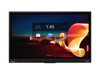 Lenovo ThinkVision T65 - 65" Diagonalklasse LED-bakgrunnsbelyst LCD-skjerm - interaktiv - med berøringsskjerm (multiberøring) / 8-mikrofonsoppstilling - Smart TV - Android - 4K UHD (2160p) 3840 x 2160 - HDR - Direct LED - ravnsort 62F2WA1CEK