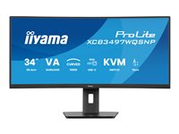 iiyama ProLite XCB3497WQSNP-B1 - LED-skjerm - kurvet - 34" - HDR XCB3497WQSNP-B1