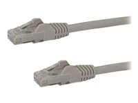 StarTech.com 5m CAT6 Ethernet Cable, 10 Gigabit Snagless RJ45 650MHz 100W PoE Patch Cord, CAT 6 10GbE UTP Network Cable w/Strain Relief, Grey, Fluke Tested/Wiring is UL Certified/TIA - Category 6 - 24AWG (N6PATC5MGR) - Koblingskabel - RJ-45 (hann) til RJ-45 (hann) - 5 m - UTP - CAT 6 - uten hindringer - grå N6PATC5MGR