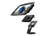 Compulocks Galaxy Tab A8 10.5" Space Enclosure Core Counter Stand or Wall Mount Plus Hub - Monteringssett (veggmontering, hus, stativ) - for nettbrett - pulverbelagt metall - svart - skjermstørrelse: 10.5" - overflatemonterbar - for Samsung Galaxy Tab A8 111B105GA8SBH01