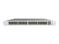 Cisco Meraki Cloud Managed MS120-48LP - Switch - Styrt - 48 x 10/100/1000 (PoE) + 4 x Gigabit SFP - rackmonterbar, stasjonær - PoE (370 W) MS120-48LP-HW