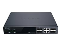 QNAP QSW-M804-4C - Switch - Styrt - 4 x 10 Gigabit SFP+ + 4 x combo 10 Gigabit SFP+/RJ-45 - stasjonær, rackmonterbar QSW-M804-4C