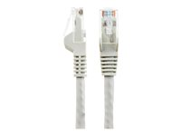 StarTech.com 2m LSZH CAT6 Ethernet Cable, 10 Gigabit Snagless RJ45 100W PoE Network Patch Cord with Strain Relief, CAT 6 10GbE UTP, Grey, Individually Tested/ETL, Low Smoke Zero Halogen - Category 6 - 24AWG (N6LPATCH2MGR) - Koblingskabel - RJ-45 (hann) til RJ-45 (hann) - 2 m - 6 mm - UTP - CAT 6 - uten hindringer - grå N6LPATCH2MGR
