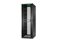 APC NetShelter SX Gen 2 - Rack skap - 2258H x 750W x 1070D mm, med sider - står på gulv - svart - 48U - 19" - TAA-samsvar AR3157B2