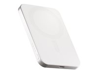 ZENS Pro 1 - Trådløs nødlader - slank - 5000 mAh - 15 watt - på kabel: USB-C - hvit ZEPP05W/00