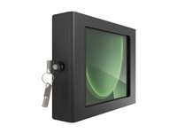 Compulocks Galaxy Tab Active 3/5 8" Apex Enclosure Tablet Printer Kiosk - Stativ - kioskstil - for skriver/nettbrett - låsbar - høyverdig aluminium - svart - skjermstørrelse: 8" - skranke, frittstående - for Samsung Galaxy Tab Active3, Tab Active5 PK0180GAPXB