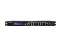 QNAP Smart Edge QGD-1602 - Switch - smart - 2 x 10 Gigabit SFP+ + 8 x 2.5GBase-T + 8 x 10/100/1000 - rackmonterbar QGD-1602-C3758-16G