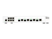 QNAP QSW-M2106-4C - Switch - Styrt - 6 x 2.5GBase-T + 4 x combo 10 Gigabit SFP+/RJ-45 - stasjonær QSW-M2106-4C