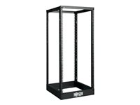 Eaton Tripp Lite Series 25U 4-Post Open Frame Rack Cabinet Square Holes 1000lb Capacity - Rack åpen ramme - svart - 25U SR4POST25