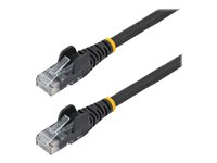 StarTech.com 3m LSZH CAT6 Ethernet Cable, 10 Gigabit Snagless RJ45 100W PoE Network Patch Cord with Strain Relief, CAT 6 10GbE UTP, Black, Individually Tested/ETL, Low Smoke Zero Halogen - Category 6 - 24AWG (N6LPATCH3MBK) - Koblingskabel - RJ-45 (hann) til RJ-45 (hann) - 3 m - 6 mm - UTP - CAT 6 - uten hindringer - svart N6LPATCH3MBK