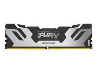 Kingston FURY Renegade - DDR5 - modul - 16 GB - DIMM 288-pin - 8000 MT/s / PC5-64000 - CL38 - 1.45 V - ikke-bufret - on-die ECC - sølv/svart KF580C38RS-16