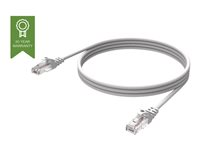 Vision Techconnect - Nettverkskabel - RJ-45 (hann) til RJ-45 (hann) - 2 m - UTP - CAT 6 - med støvel - hvit TC 2MCAT6