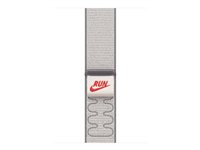 Apple Nike - Sløyfe for smart armbåndsur - 46mm - 145 - 220 mm - veiled grå - for Watch Hermès Series 9, SE 3, Series 10, Series 11, Series 8, Series 9, Ultra 2, Ultra 3 MGD44ZM/A
