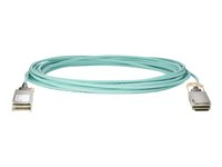 HPE 100Gb Active Optical Cables - Ethernet 100GBase-AOC cable - QSFP28 til QSFP28 - 7 m - fiberoptisk - aktiv - for HPE SN2010M 25, SN2100M 100, SN2410, SN2410M 25, SN2700M 100, SN3700cM 100 845410-B21