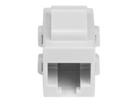 StarTech.com White Cat 6 RJ45 Keystone Jack Network Coupler F/F - RJ45 Coupler - Cat6 Coupler - F/F Cat6 Keystone Jack White Modular (C6KEYCOUPLWH) - Nettverkkopler - RJ-45 (hunn) til RJ-45 (hunn) - CAT 6 - hvit C6KEYCOUPLWH