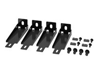 APC NetShelter - Rack-brakett - svart (en pakke 4) NSAC2604