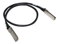 HPE Aruba - Direktekoblet 1000Base-kabel - QSFP28 til QSFP28 - 1 m - for HPE Aruba 8325-32C, 8325-48Y8C; CX 10000 Empty Chassis, 8360-12C V2, 8360-16Y2C V2 R0Z25A