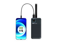 PORT Connect Adventure - Strømbank - 30000 mAh - 111 Wh - 2.1 A - QC - 2 utgangskontakter (2 x USB) 907003