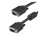 StarTech.com 15m Coax High Resolution Monitor VGA Cable HD15 M/M - VGA-kabel - HD-15 (VGA) (hann) til HD-15 (VGA) (hann) - 15 m - formstøpt - svart MXTMMHQ15M