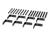 APC NetShelter - Rack-brakett - svart (en pakke 8) NSAC2603