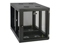Eaton Tripp Lite Series 12U Wall Mount Rack Enclosure Server Cabinet Side Mount Wallmount - Rack skap - veggmonterbar - svart - 12U - 19" SRW12UHD