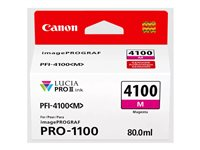 Canon PFI-4100 M - 80 ml - magenta - original - hengeboks - blekkbeholder - for imagePROGRAF PRO-1100 6779C001