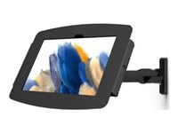 Compulocks Galaxy Tab A8 10.5" Space Enclosure Swing Wall Mount Plus Hub - Monteringssett (hus) - for nettbrett - låsbar - svart - skjermstørrelse: 10.5" - veggmonterbar - for Samsung Galaxy Tab A8 827B105GA8SBH01