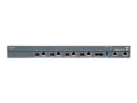 HPE Aruba 7205 (RW) Controller - Netverksadministrasjonsenhet - 128 MAP-er (styrte tilgangspunkter) - 10GbE - 1U - K-12 opplæring JW777A